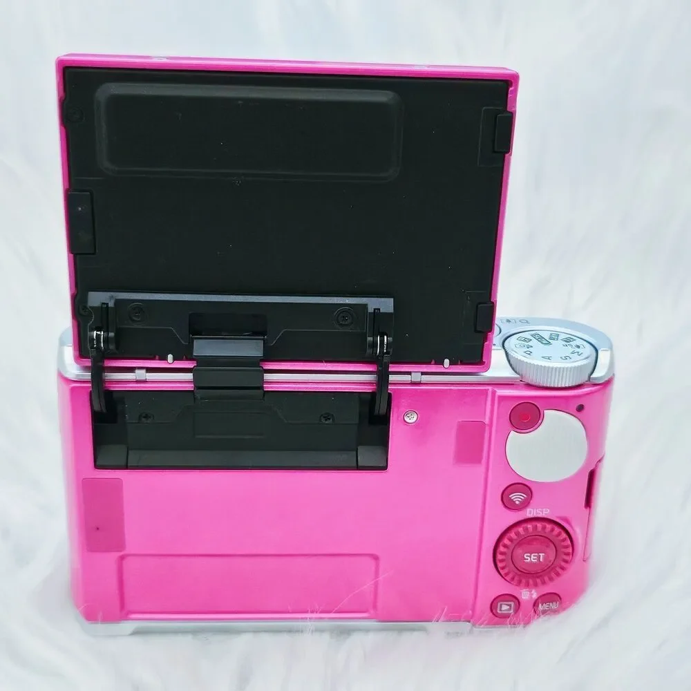RARE Casio ZR3200 High Speed EXILIM EX-ZR3200 Pink Compact Digital Camera Selfie